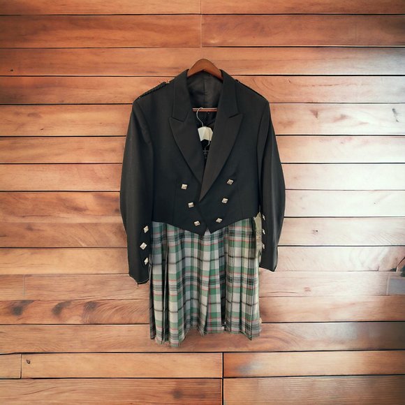 Lochcarron |Barathea Prince Charlie Kilt Jacket Vest | Size 44R | Made in The UK - Picture 15 of 15